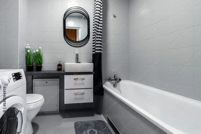Kleines Bad gestalten – Mit diesen Bad-Ideen schaffen Sie mehr Platz 11 Kompakte Badewanne an der Wand im kleinen Bad