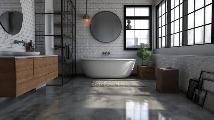Badezimmer im Indusrial-Look