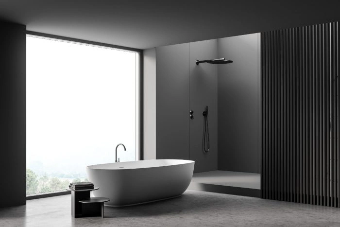 Fugenloses Badezimmer: Die besten Materialien und Designs entdecken 14 Badezimmer in Sichtestrich