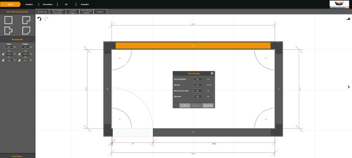 Dachschraegen im Badplaner