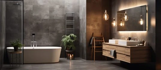 Traumbad gestalten: So planen Sie Ihr perfektes Badezimmer 12 Dunkles Badezimmer
