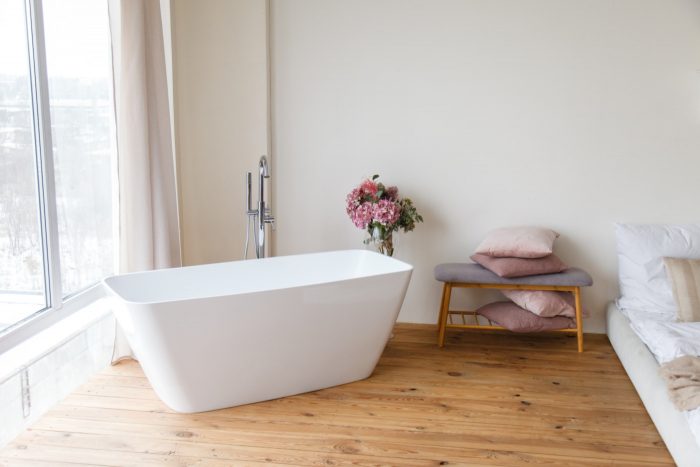 Freistehende Badewanne
