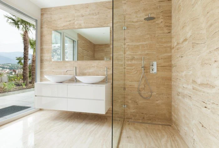 Fugenloses Badezimmer: Die besten Materialien und Designs entdecken 11 Fugenloses Bad ohne Schimmelproblem
