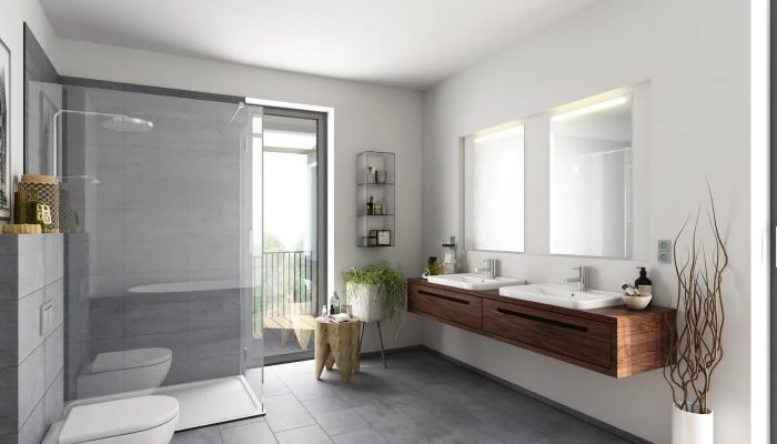 Tapete im Bad - Eine Alternative zu Fliesen? 8 Glasfasertapete im Badezimmer