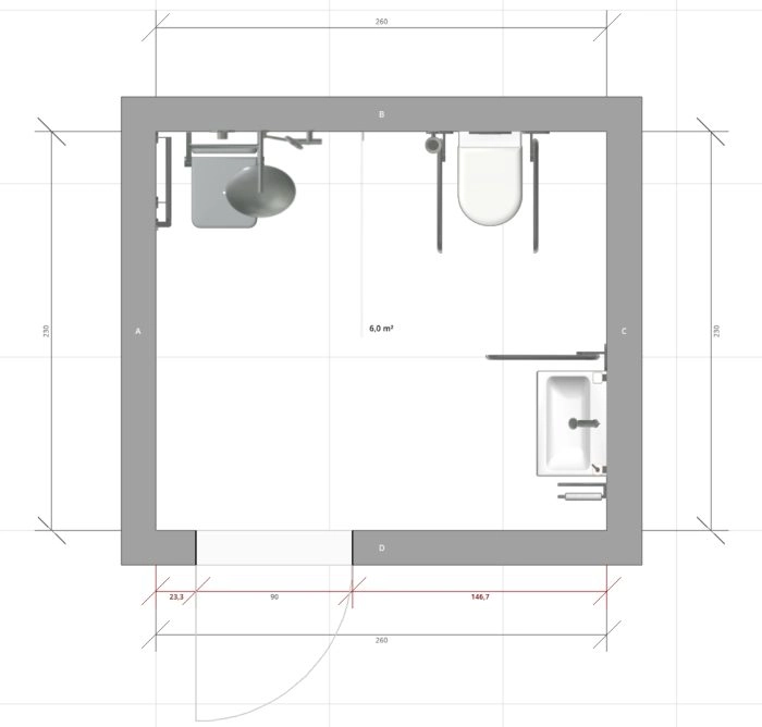 Kleines Bad altersgerecht umbauen: Empfehlungen & praktische Tipps 11 Kleines Bad mit 6 qm und hohem Komfort für Senioren