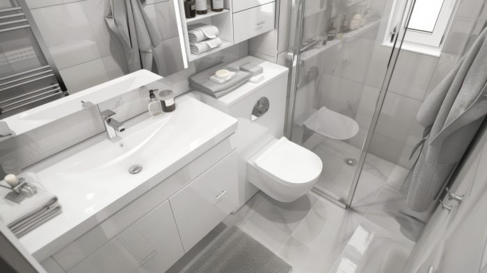 Kleines Bad renovieren: Die besten Tipps für mehr Platz 7 Perfektes Beispiel: Kleines Bad mit platzsparender Einrichtung