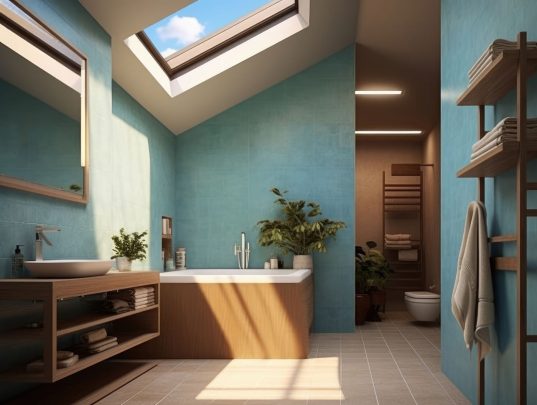 Badewanne unter Dachschräge: Platzsparende Ideen 18 Kompakte Badewanne unter der Dachschräge