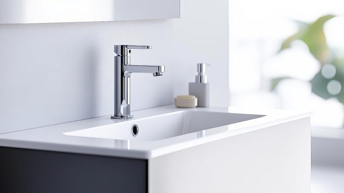 Kompaktes Waschbecken fuer Gaeste WC