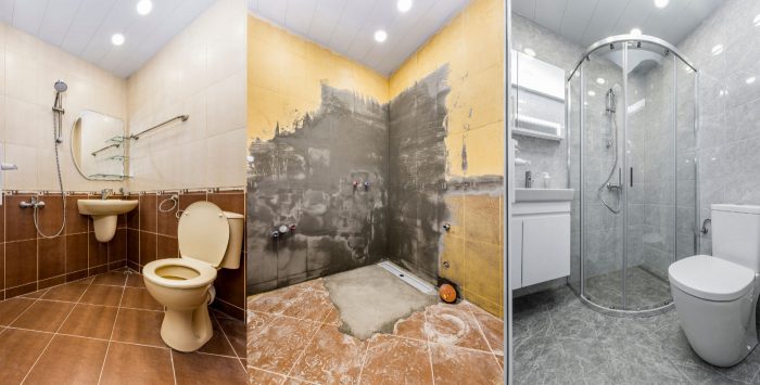 Komplettbadsanierung – Ihr Leitfaden für die perfekte Badrenovierung 10 Vorher-Nachher: Komplettsanierung zum neuen Traumbad