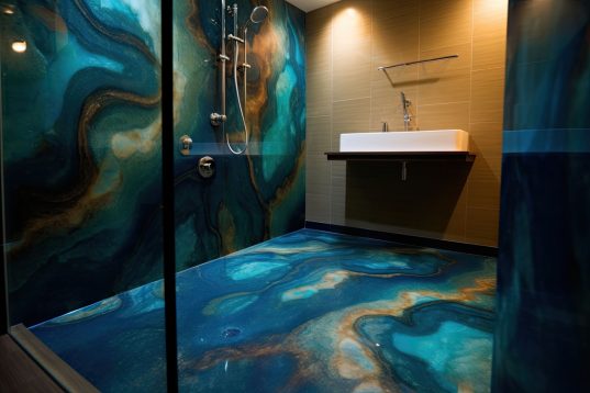 Kunstharz Badezimmer