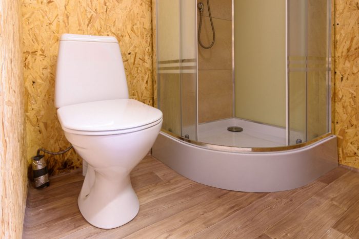 Linoleum im Badezimmer – Eigenschaften als Bodenbelag im Bad 7 Linoleum in Holzoptik im Bad