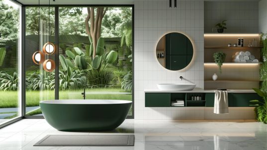 Luxusbad mit Tageslicht