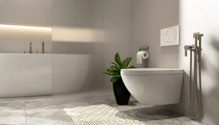Toiletten-Arten: Die besten WC-Modelle für mehr Komfort 6 Modernes Wand WC in Luxusbadezimmer