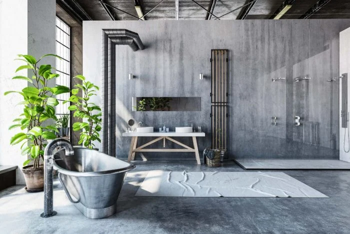 Retro Badezimmer: 5 Elemente für den perfekten Vintage Stil 11 Retro Badezimmer mit Metalelementen