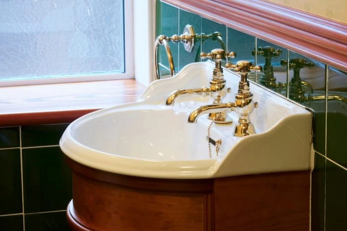 Retrobadezimmer im viktorianischen Stil