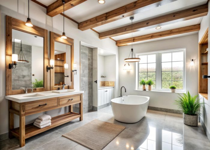 Luxusbad: Top-Trends und exklusive Ideen 9 Rustikal und mit viel Charakter 2