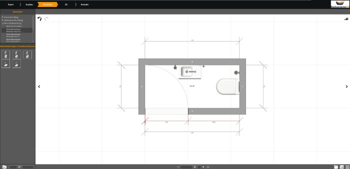 Gäste-WC renovieren: Tipps für jedermann 7 Sie können vorab verschiedene Platzierungen ausprobieren