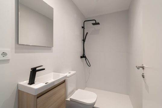 Bad im Keller: Ideen & Tipps und schicke Gestaltungsmöglichkeiten 10 Walk-In-Dusche mit Duschwanne