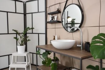 Waschtisch im Industrial-Look