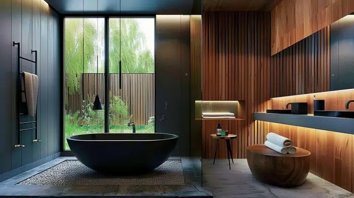 Exklusive Luxus-Badezimmer Designs für höchsten Komfort 6 Luxus Badezimmer mit freistehender Badewanne